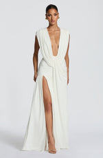 Vestido de gala Romilly - marfil
