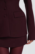 Blazer Rowena - ciruela