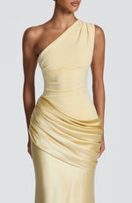 Vestido largo Sadona - amarillo limón