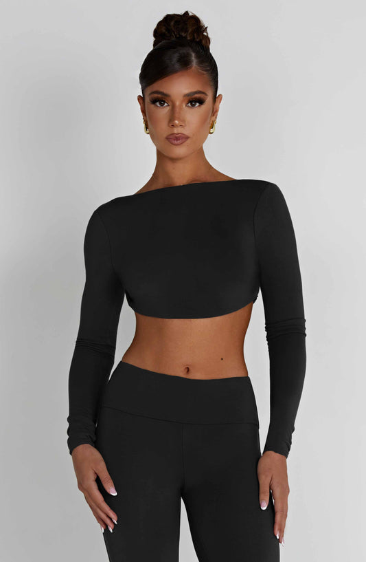 Top Sahra - negro