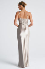Vestido largo Shae - concha