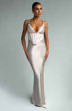 Vestido largo Shae - concha