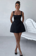Vestido corto Sofie - negro
