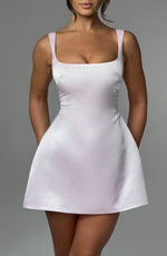 Vestido corto Sofie - rosa empolvado