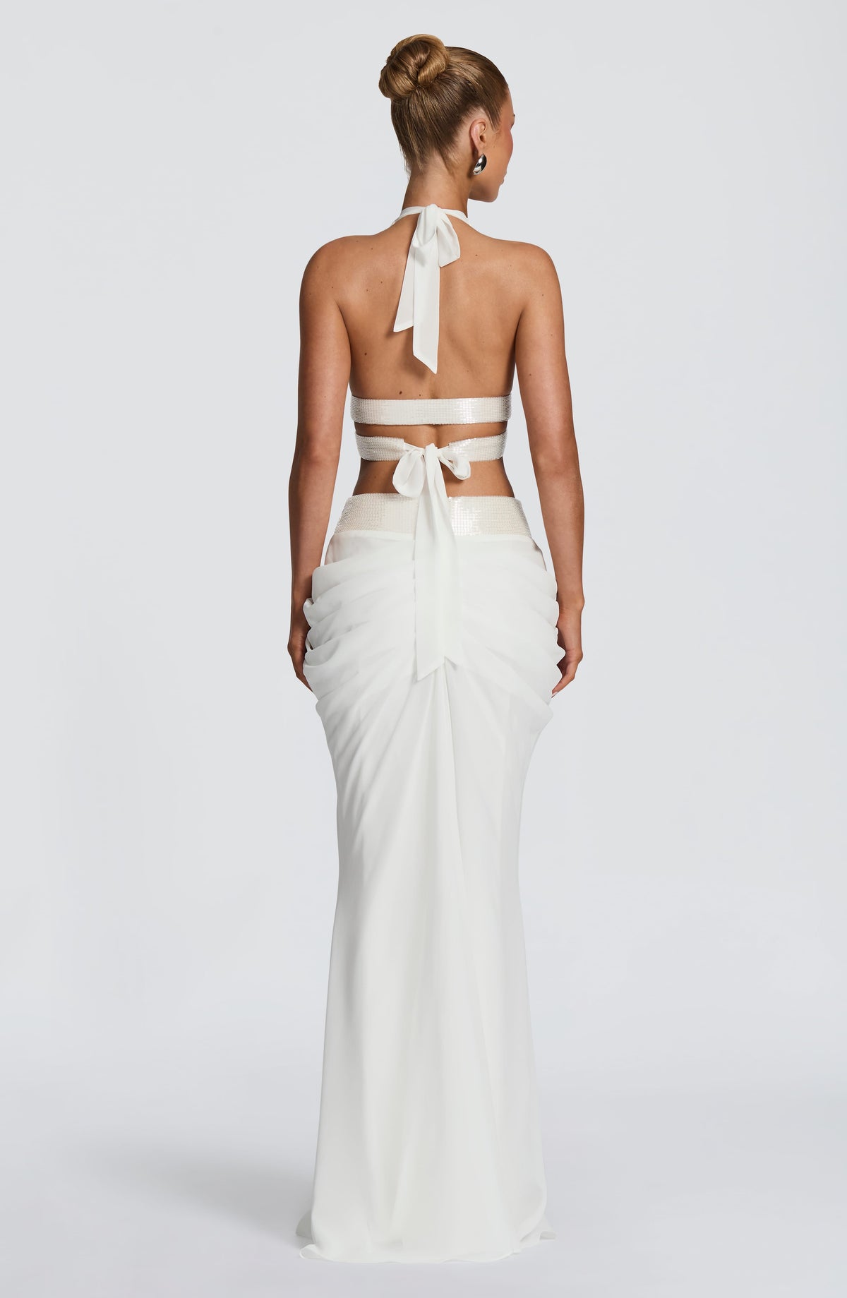 Falda larga Sophie - marfil
