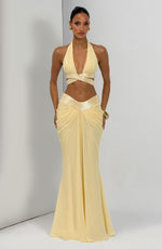 Falda larga Sophie - amarillo limón