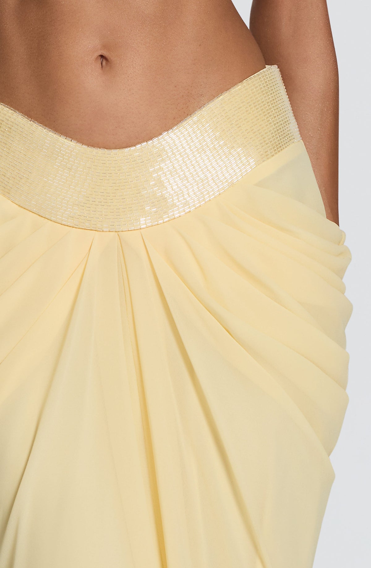 Falda larga Sophie - amarillo limón