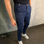 Álvaro - Pantalones de Corte Slim para Hombre de Valerina Milano