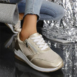 Nuevas Zapatillas Ortopédicas con Cordones y Cremallera Lateral para Mujer
