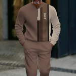 Lucas - Conjunto Casual de Jersey Estampado y Pantalón para Hombre de Valerina Milano