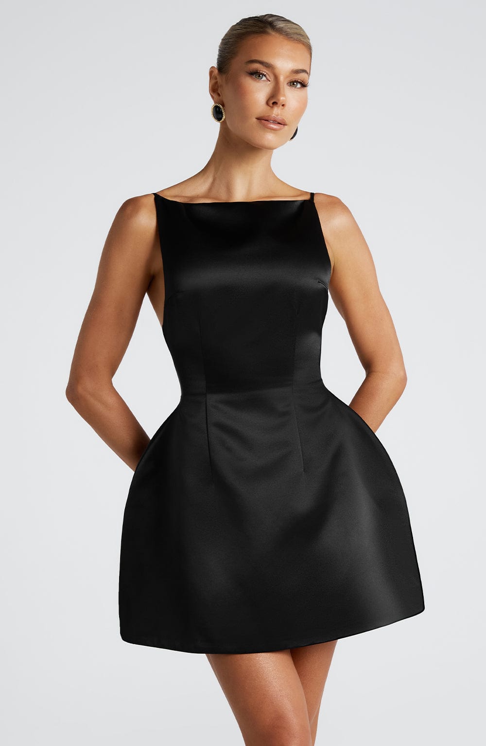 Vestido corto Tate - negro