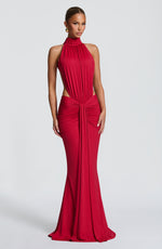 Vestido largo Thekla - rojo