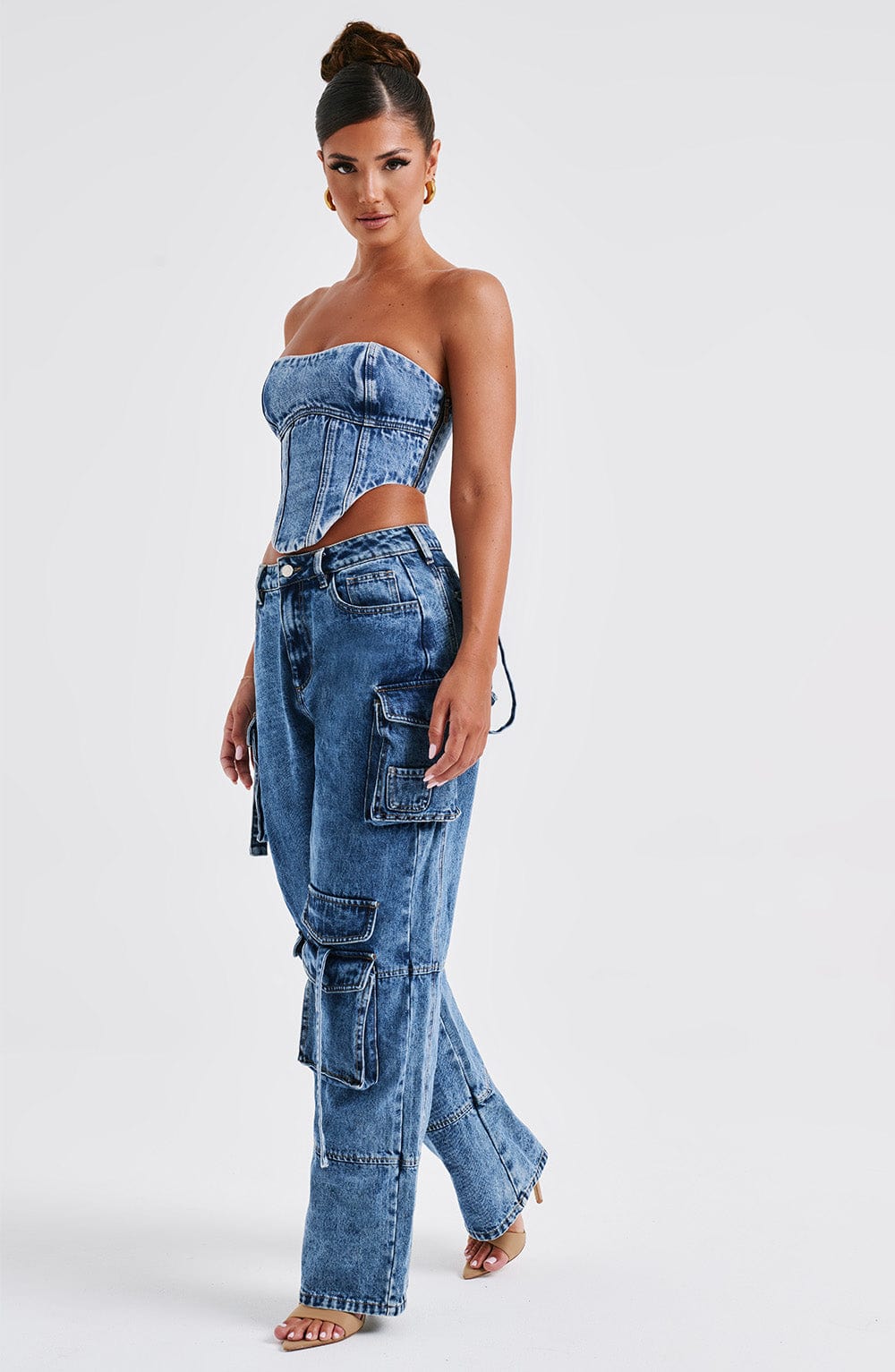 Corsé Yasie - denim oscuro