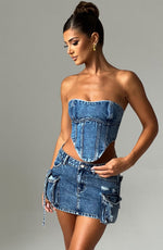 Corsé Yasie - denim oscuro