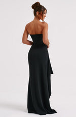Vestido largo Zafira - negro