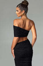 Top Zina - negro